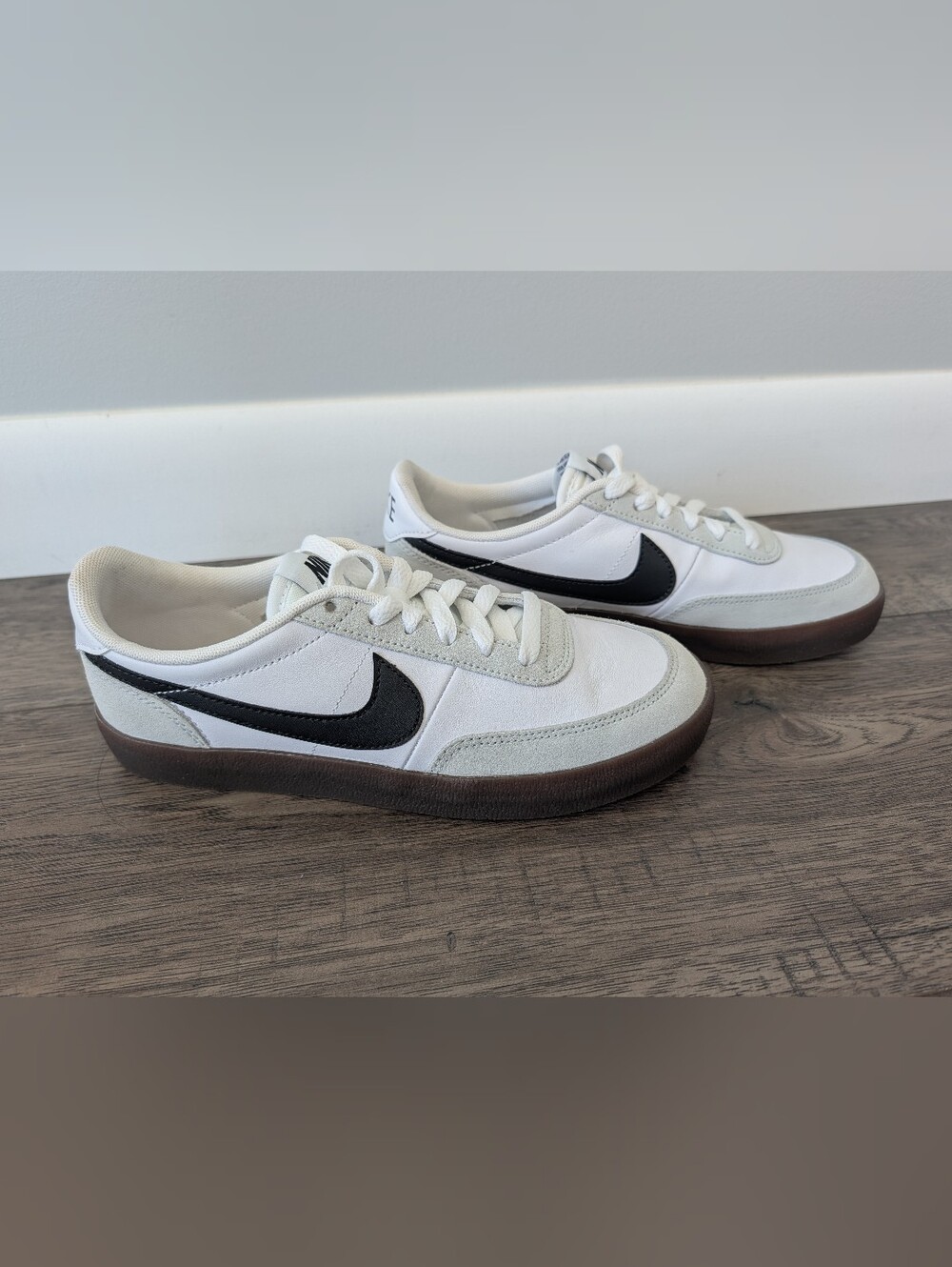Nike Boy's White, Black and Brown Low-Top Sneakers